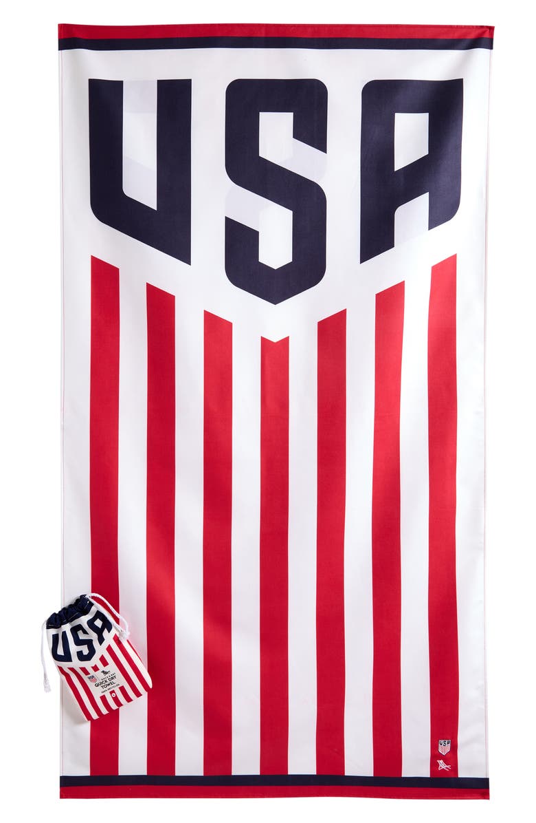 DOCK AND BAY Team USA Beach Towel, Main, color, Blue