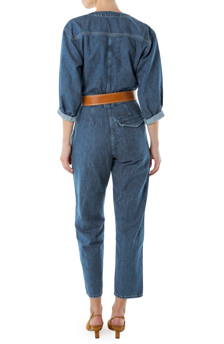 ÉTICA Fatima Long Sleeve Denim Jumpsuit, Alternate, color, 