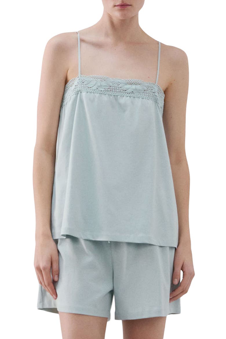 Cotton Camisole, Main, color, MINT GREEN