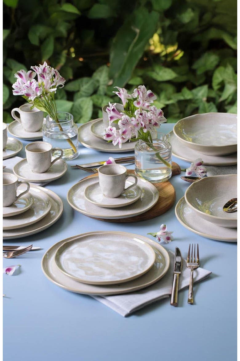Dessert Plate Set of 4, Alternate, color, Latte