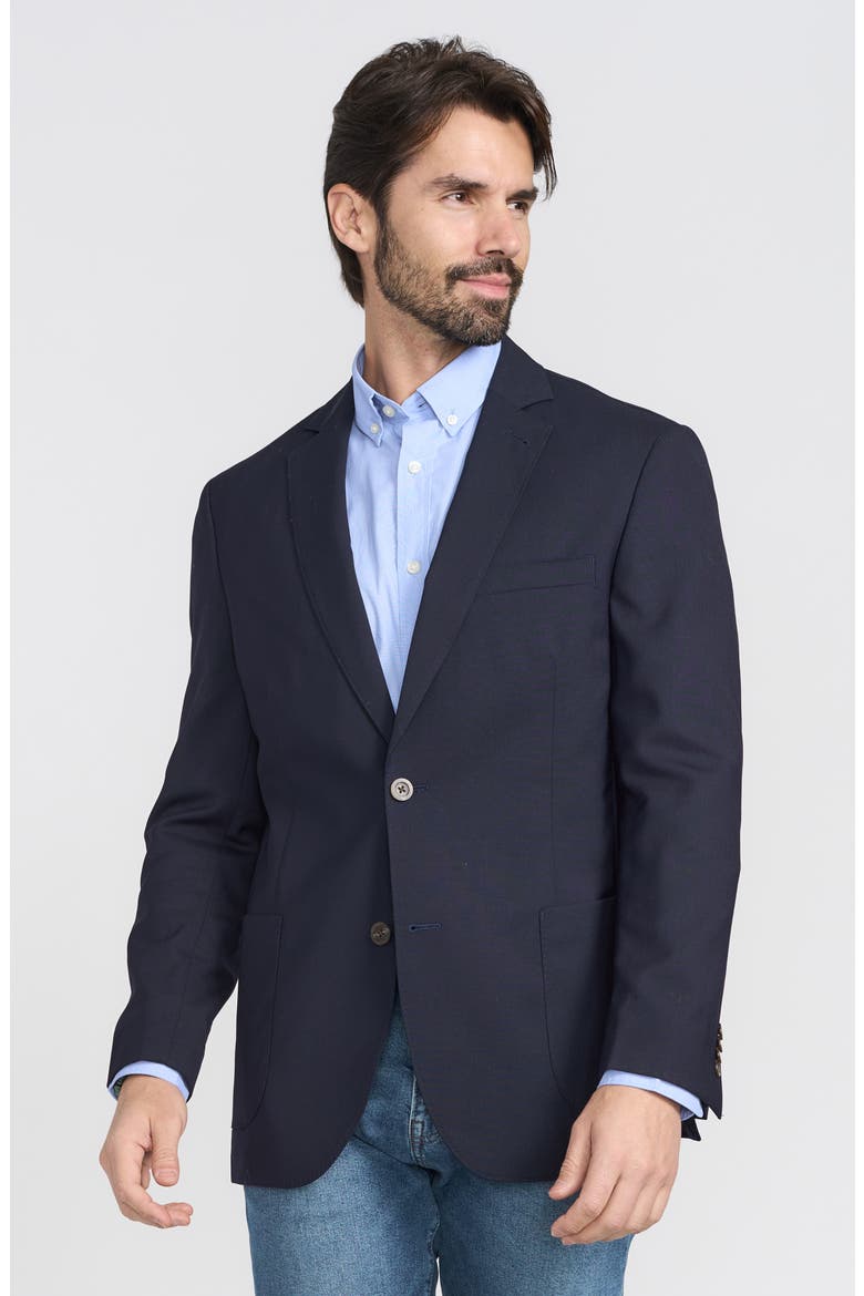 Journey Navy Solid Wool Sport Coat, Alternate, color, NAVY