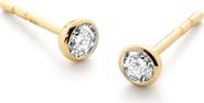 Monica Vinader Solitaire Diamond Stud Earrings