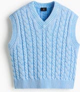 H&M Relaxed Fit Cotton Sweater Vest