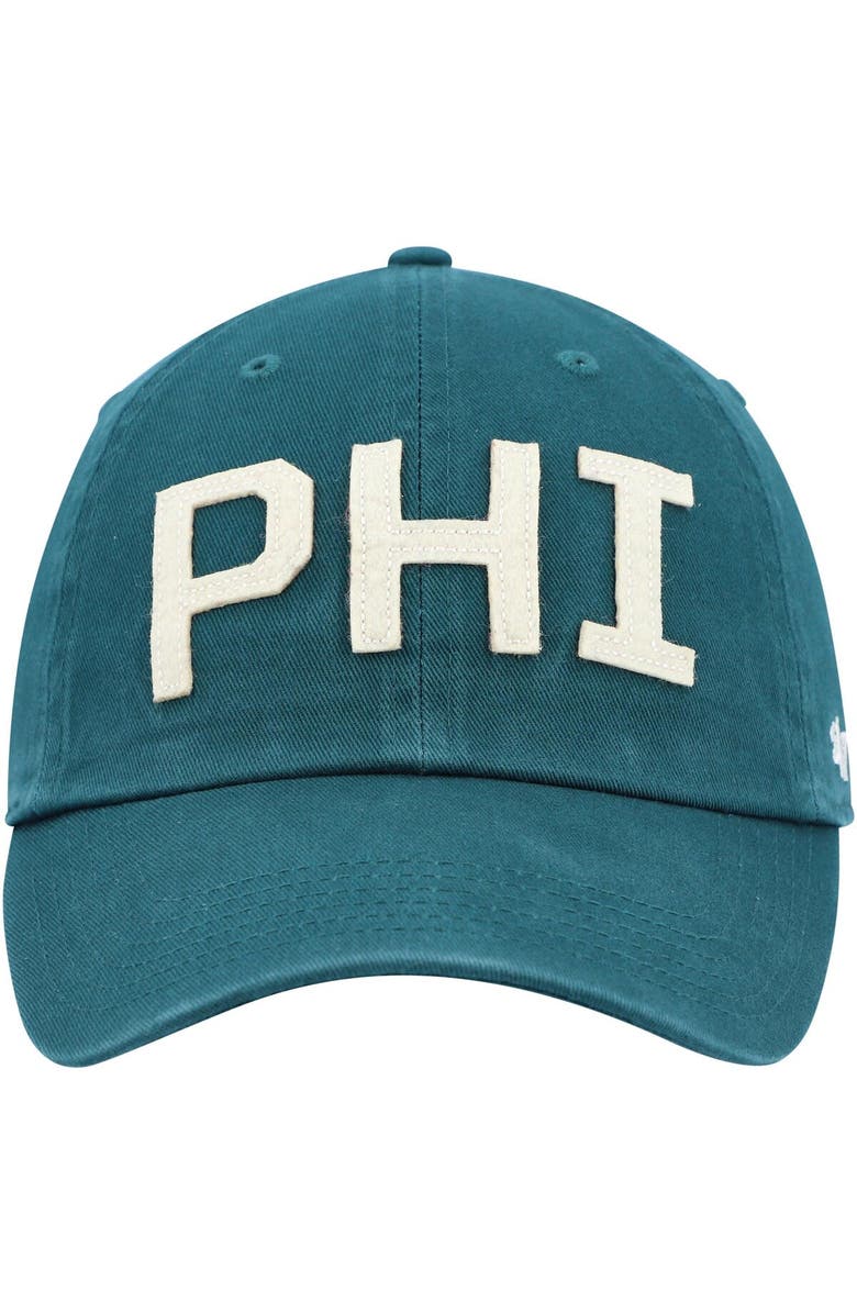 '47 Women's '47 Midnight Green Philadelphia Eagles Finley Clean Up Adjustable Hat, Alternate, color, 