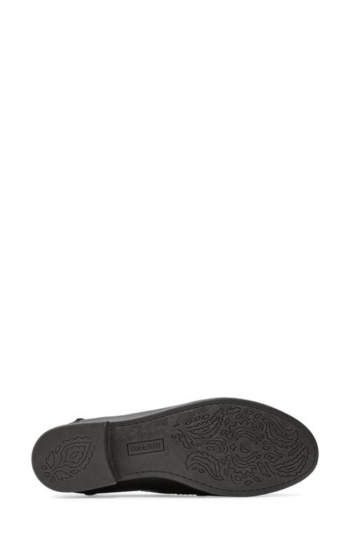 Rockport Cobb Hill Crosbie Moc Toe Loafer In Black Leather
