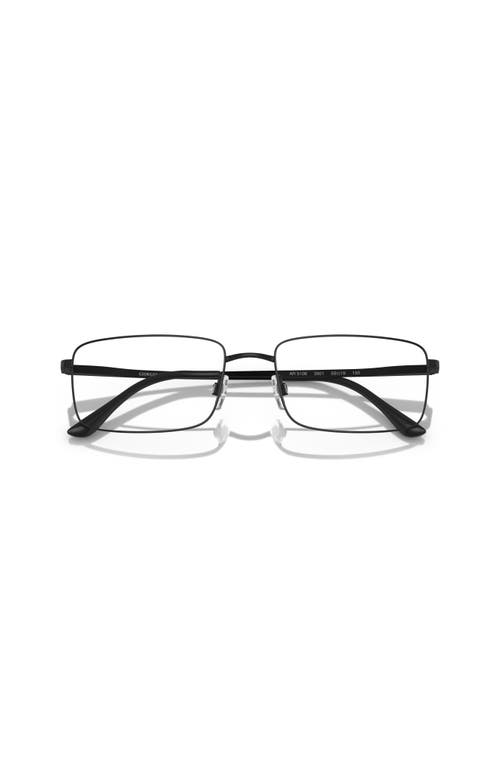 Giorgio Armani 59mm Rectangle Optical Glasses In Black