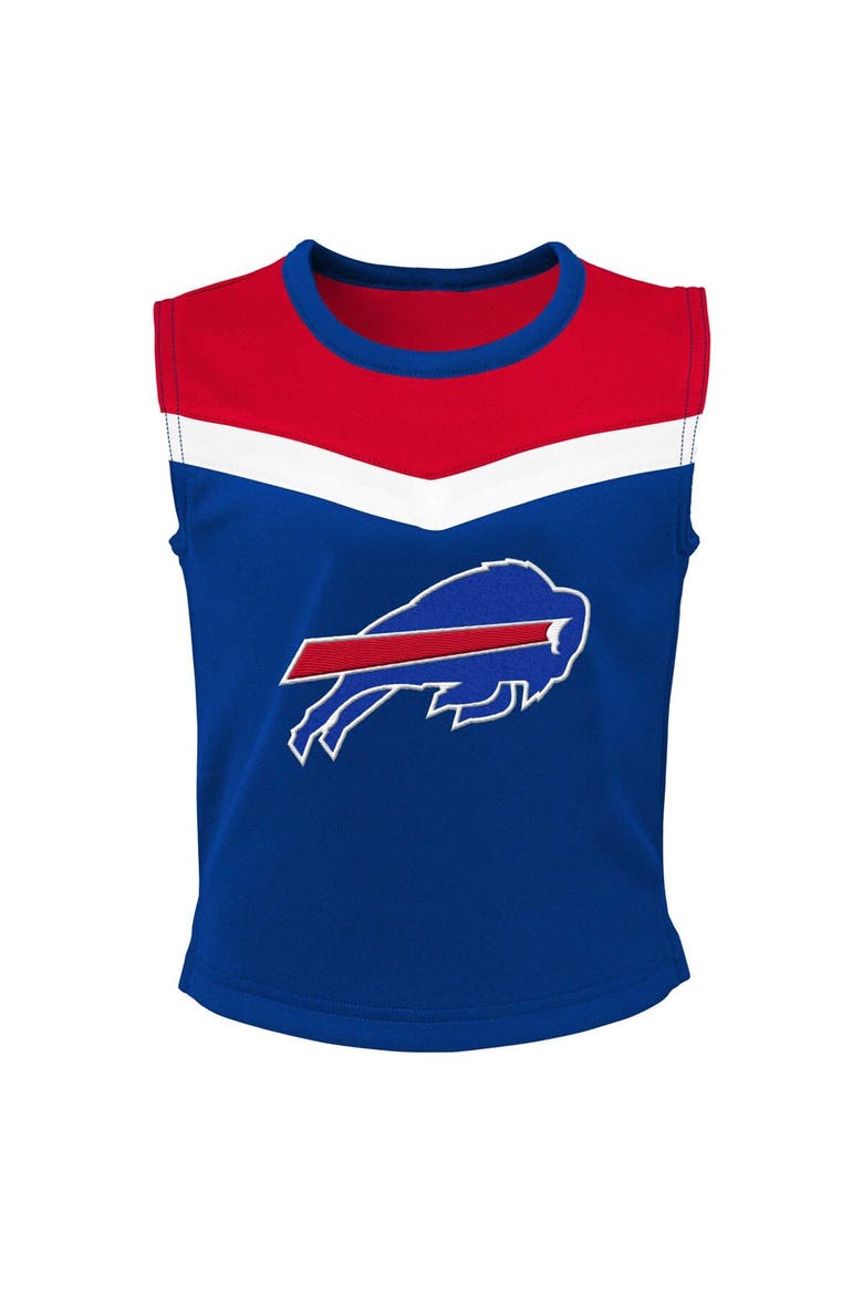 Girls Youth Royal Buffalo Bills Spirit Two-Piece Cheerleader Set, Alternate, color, Royal