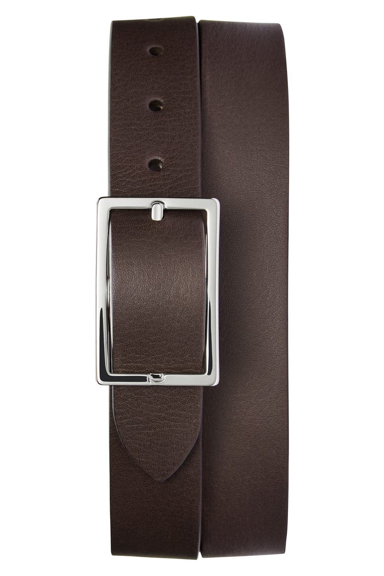 Reversible Leather Belt, Alternate, color, BLACKDPBR