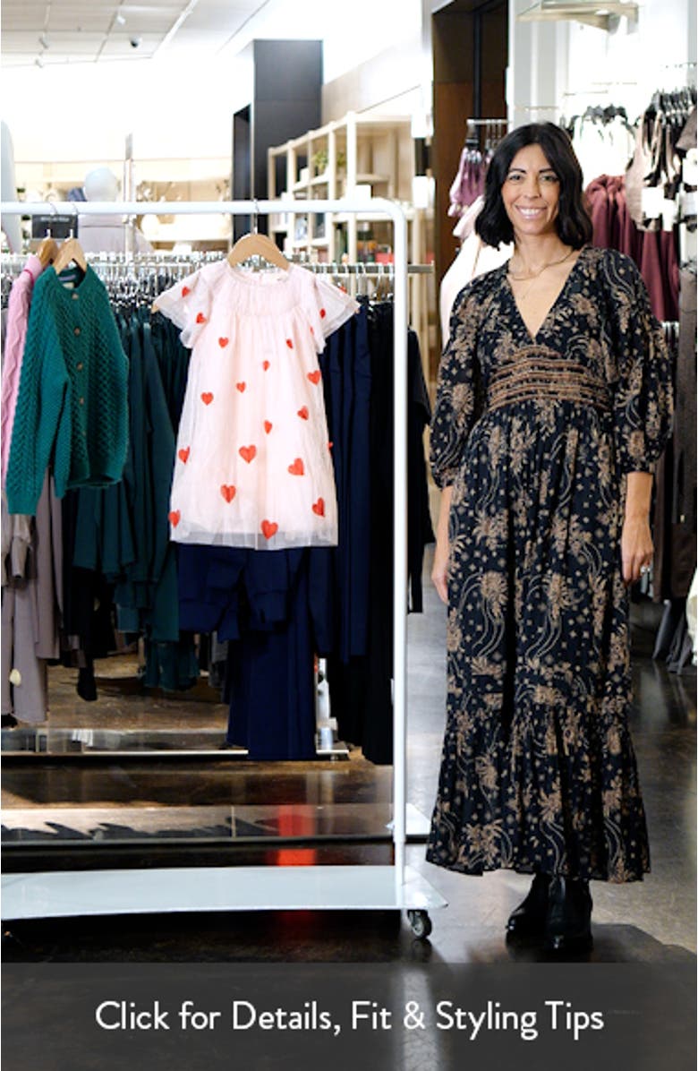 Kids' Embroidered Tulle Dress, sales video thumbnail