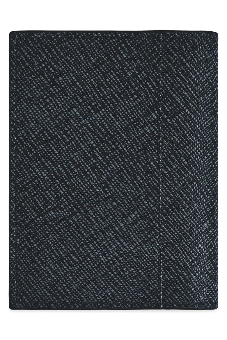 Sartorial Leather Bifold Card Holder, Alternate, color, TWEED BLUE