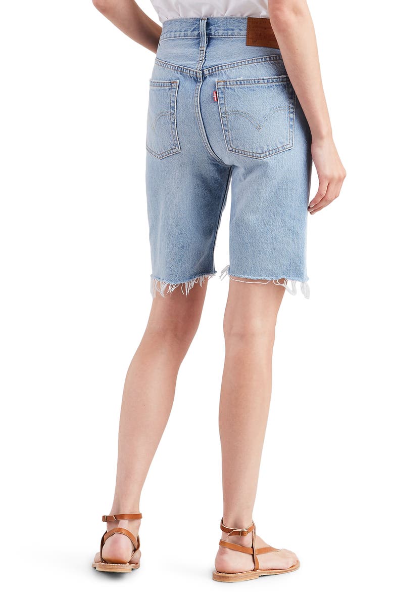 Levi's® 501® Ripped Slouch Shorts, Alternate, color, SLOUCH AROUND