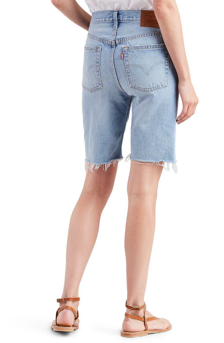 Levi's<sup>®</sup> 501<sup>®</sup> Ripped Slouch Shorts, Alternate, color, 
