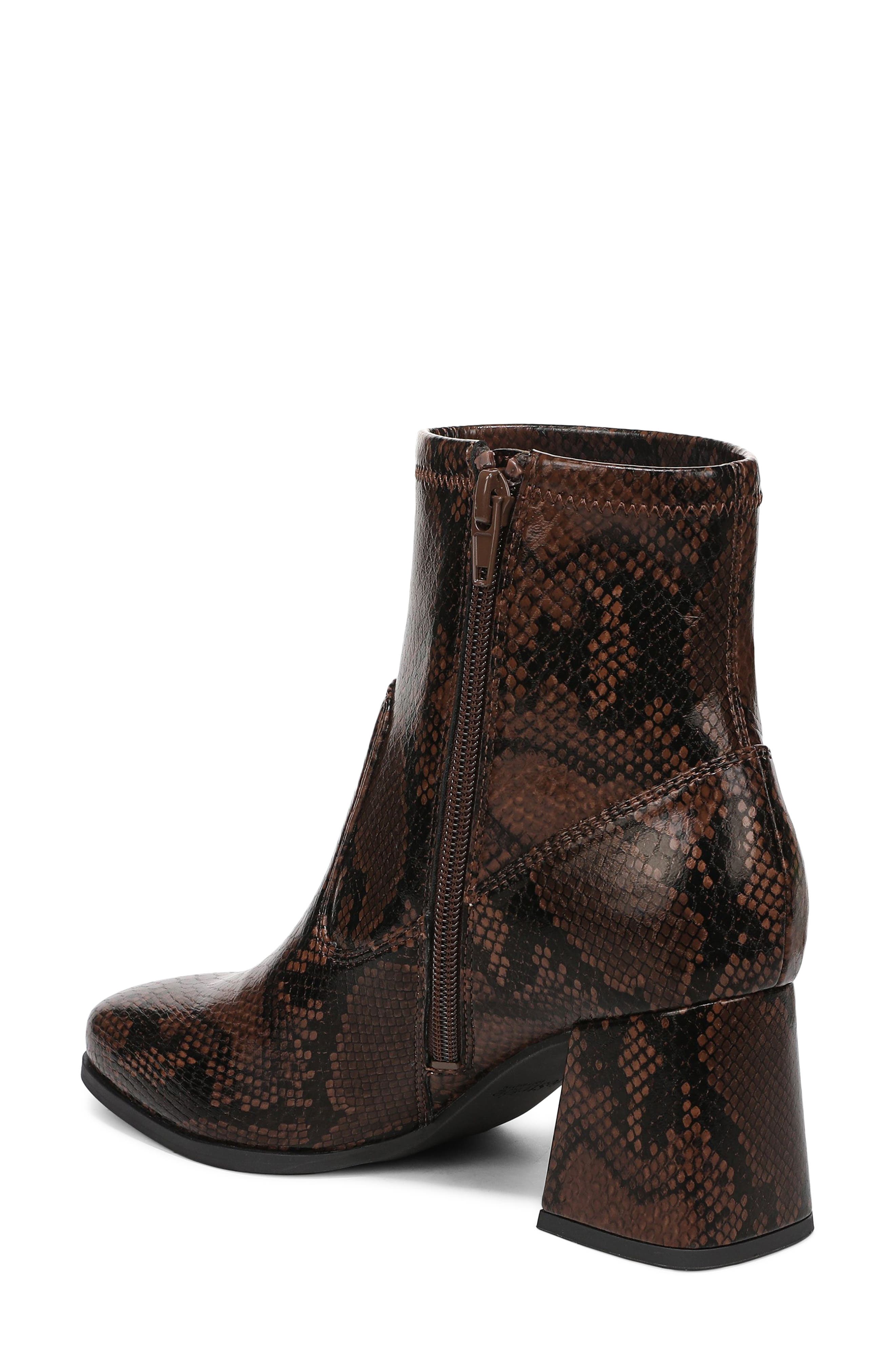 Henny Bootie, Alternate, color, DARK BROWN MULTI