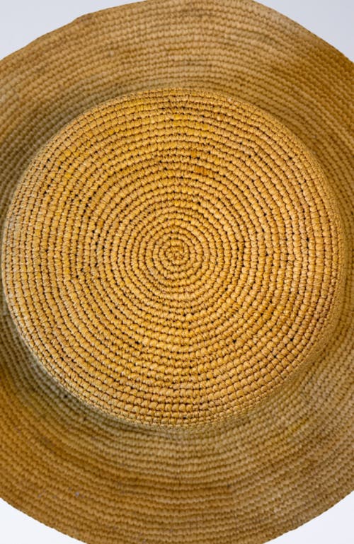 Heads Of State Hat Co. Crochet Straw Bucket Hat In Brown