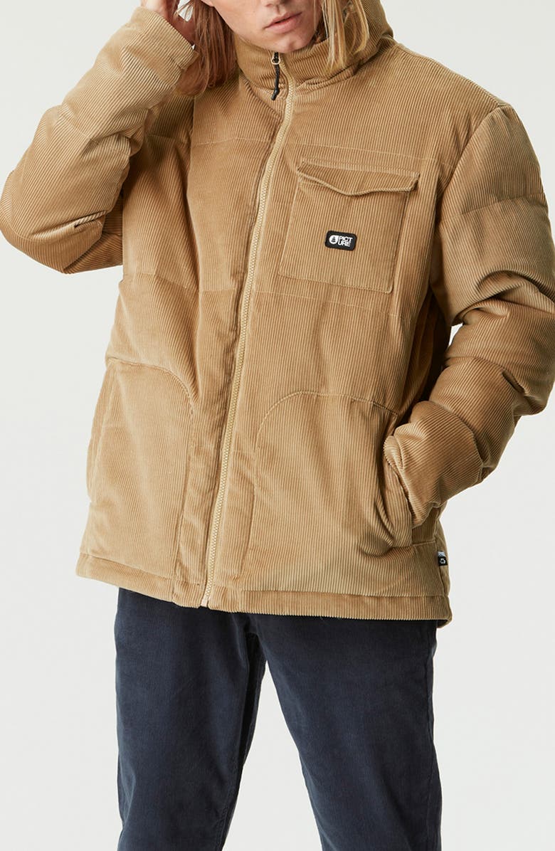 Picture Organic Clothing Fermont Organic Cotton Corduroy Puffer Jacket, Main, color, 