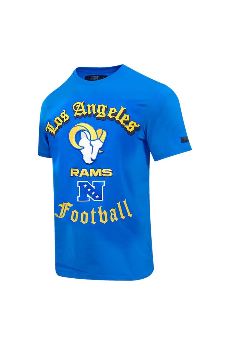 Men's Pro Standard Royal Los Angeles Rams Old English T-Shirt, Alternate, color, Royal