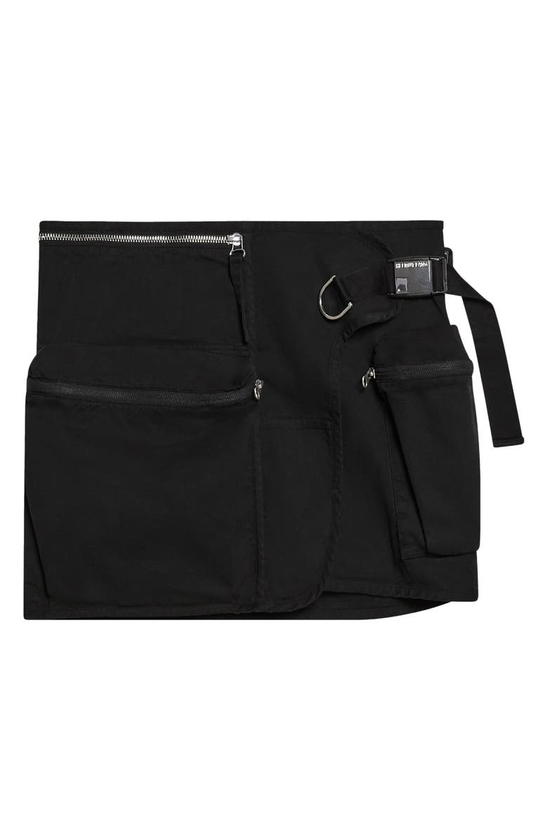 Helmut Lang Field Cotton Cargo Wrap Miniskirt, Alternate, color, 