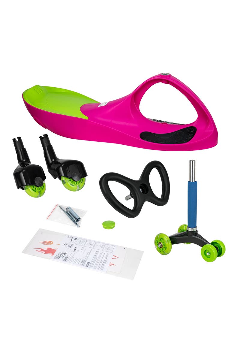 ALEX Lightning Glow Riderpink & Greeninertia Ride on Toy, 3+, Alternate, color, 