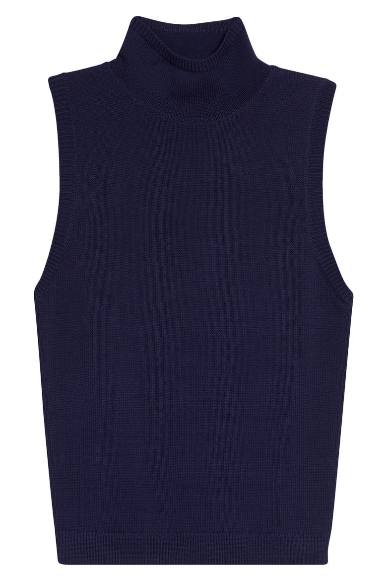 Montclair Turtleneck Sweater Vest, Main, color, MIDNIGHT