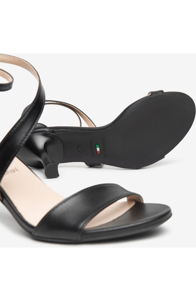 NeroGiardini Ankle Strap Sandal, Alternate, color, Black