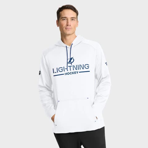 Men's Fanatics White Tampa Bay Lightning Authentic Pro Rink Hoodie