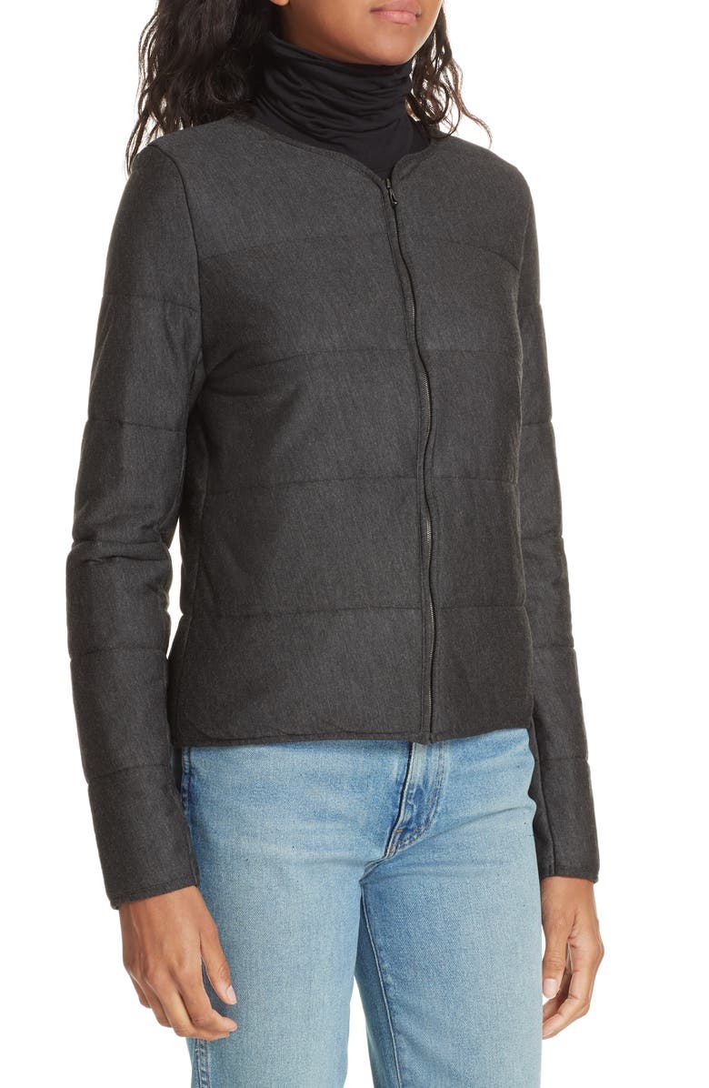 Majestic Filatures Quilted Bolero Jacket, Alternate, color, 