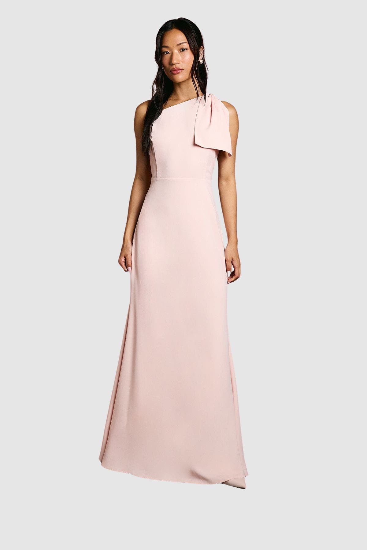 One Shoulder Maxi Bridesmaid Dress - image 5