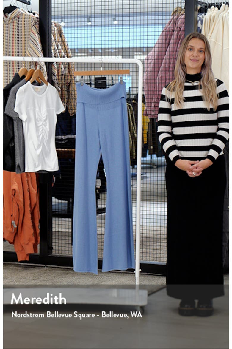 Barre Foldover Wide Leg Pants video