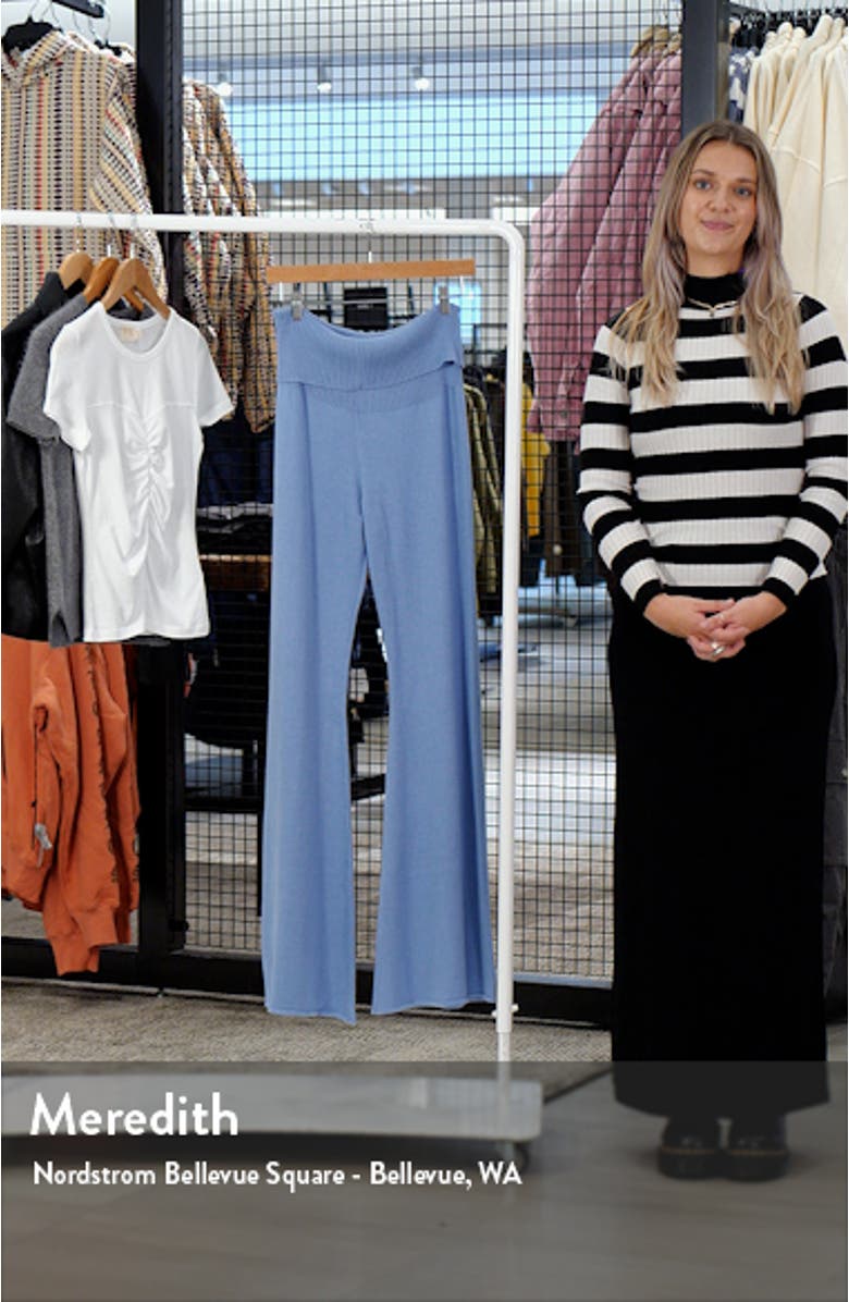 Barre Foldover Wide Leg Pants, sales video thumbnail