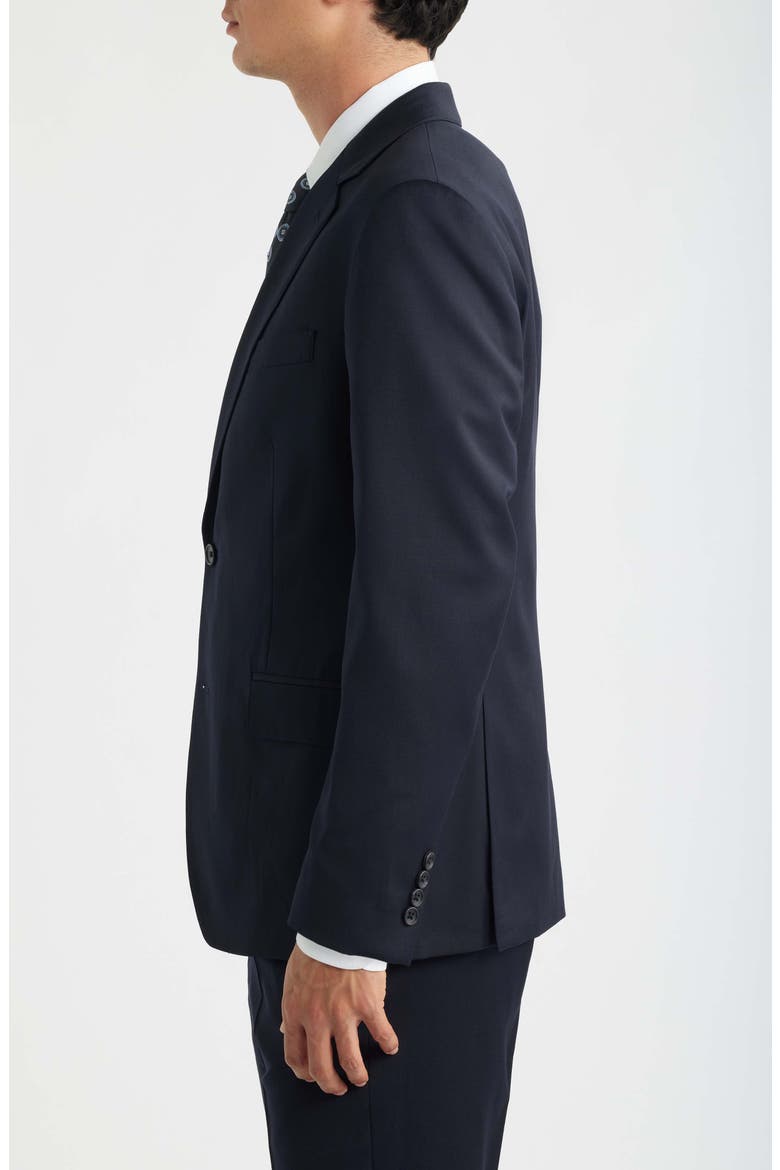 Jetsetter Standard Fit Navy Stretch Wool Suit Jacket, Alternate, color, NAVY
