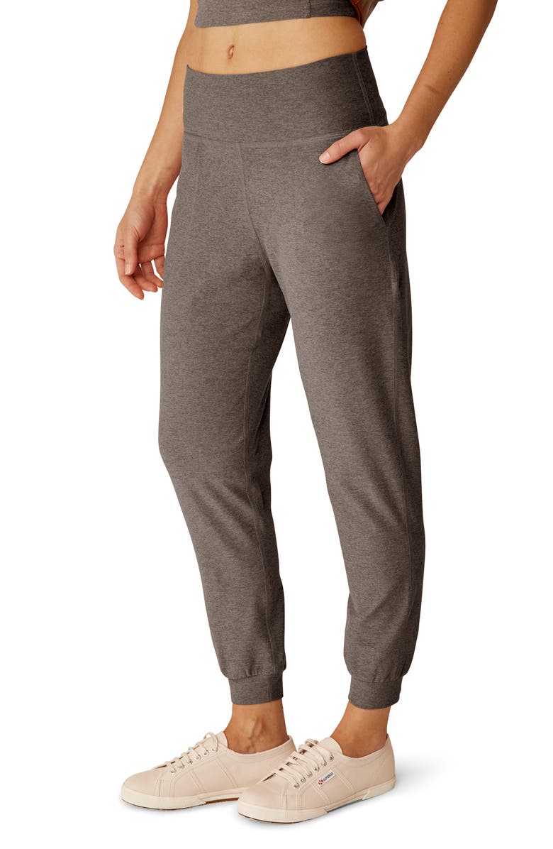 Beyond Yoga Space Dye Joggers, Alternate, color, Soft Umber Heather