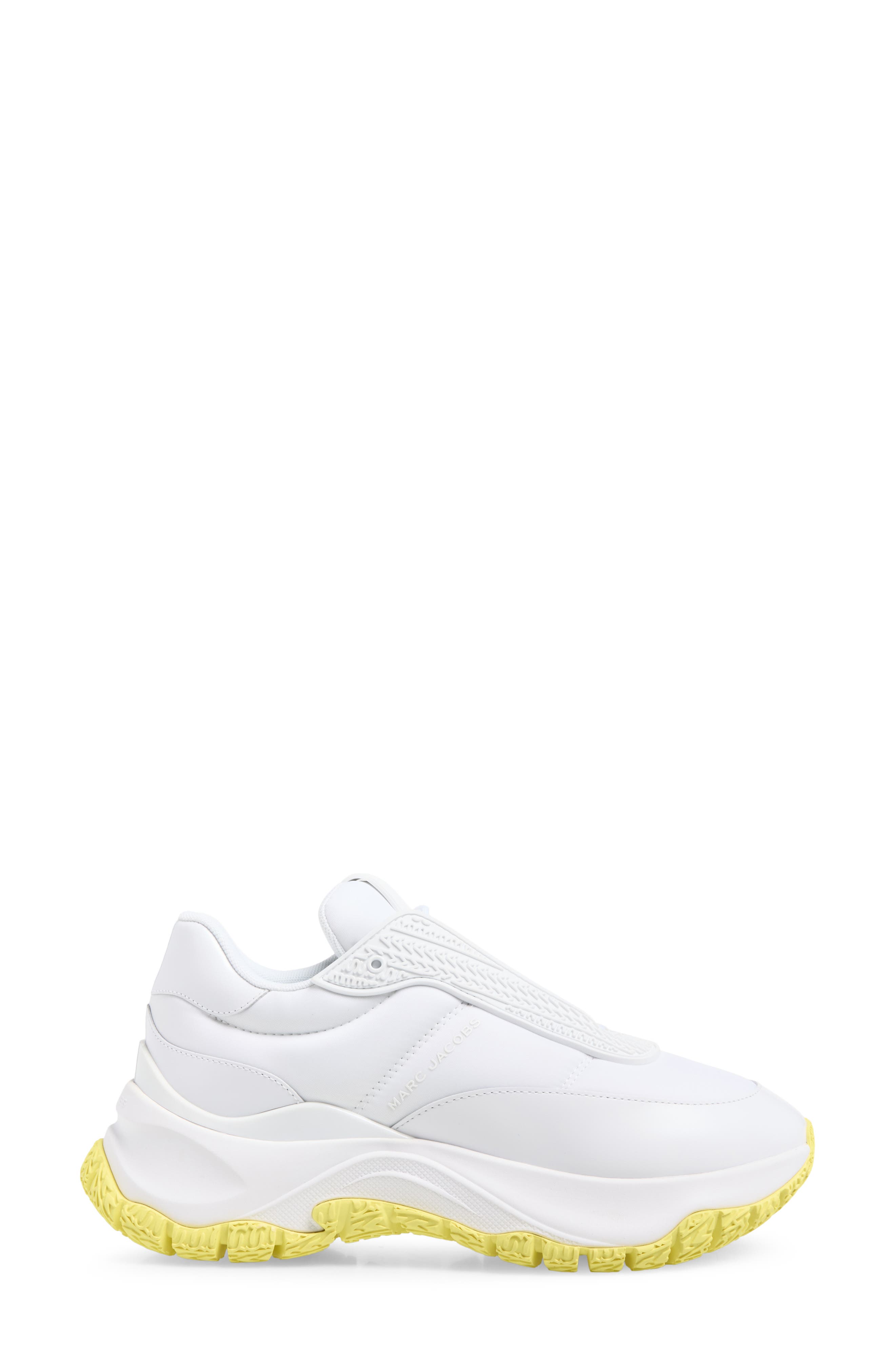The Lazy Runner Sneaker, Alternate, color, WHITE/YELLOW