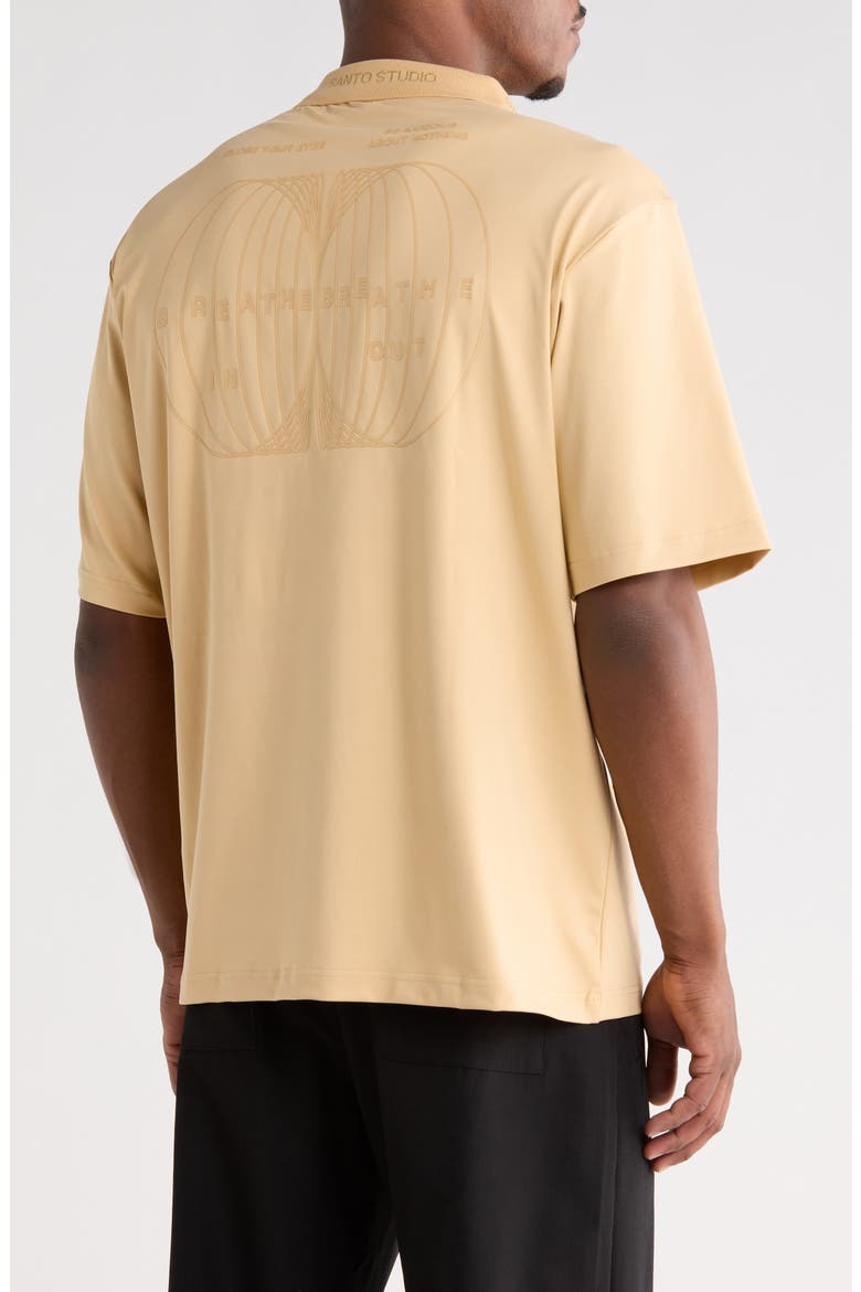 Breathe Club Polo, Alternate, color, TAN