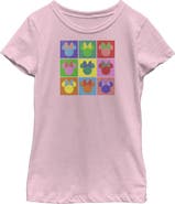 Mickey & Friends Girl's Mickey & Friends Warhol Minnie  Graphic T-Shirt