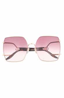 Gucci 61mm Square Sunglasses