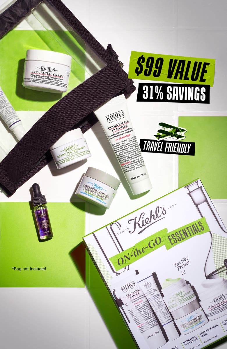Kiehl's Since 1851 On-the-Go Essentials Set $99 Value, Alternate, color,
