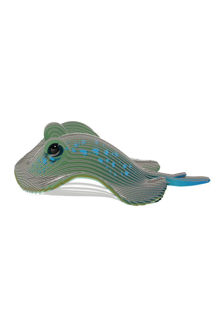 Stingray 3D Puzzle, Alternate, color, No Color