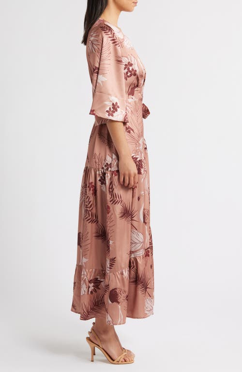 Ciebon Qwynn Flutter Sleeve Maxi Dress