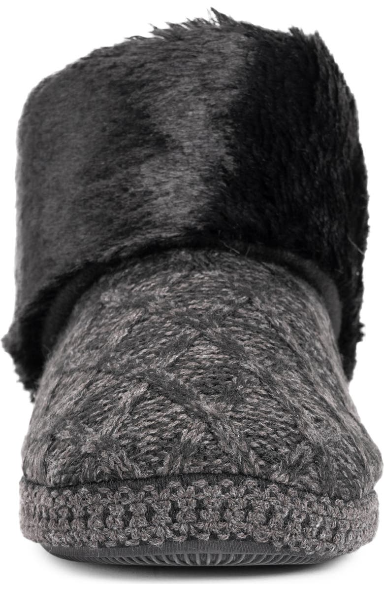MUK LUKS Melinda Faux Fur Indoor/Outdoor Slipper Bootie, Alternate, color,