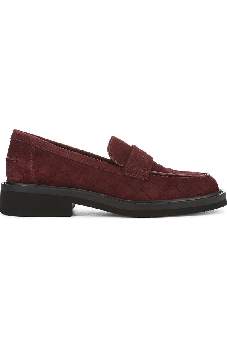 Vionic Caitlin Penny Loafer, Alternate, color, Cherry Jubilee