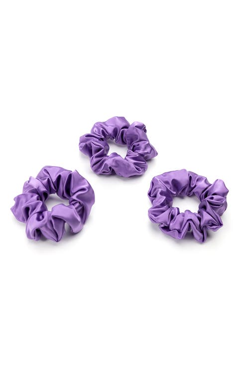 3-Pack Silk Scrunchies