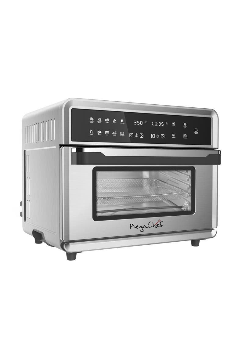 10 in 1 Electronic Multifunction 360 Degree Hot Air Technology Countertop Oven, Alternate, color, Grey