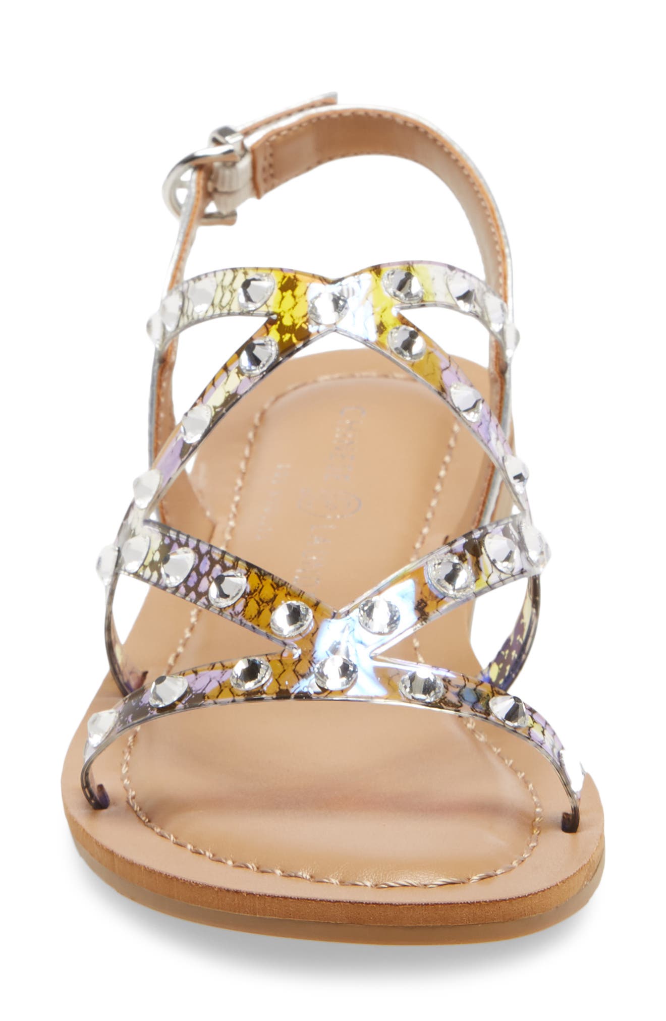 Candi Sandal, Alternate, color, OPAL MULTI FAUX LEATHER