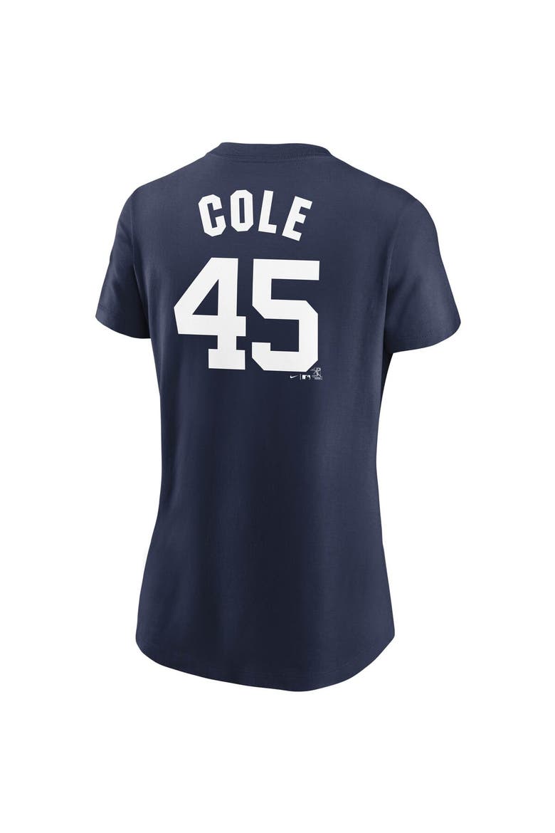 Women's Nike Gerrit Cole Navy New York Yankees Name & Number T-Shirt, Alternate, color, Navy