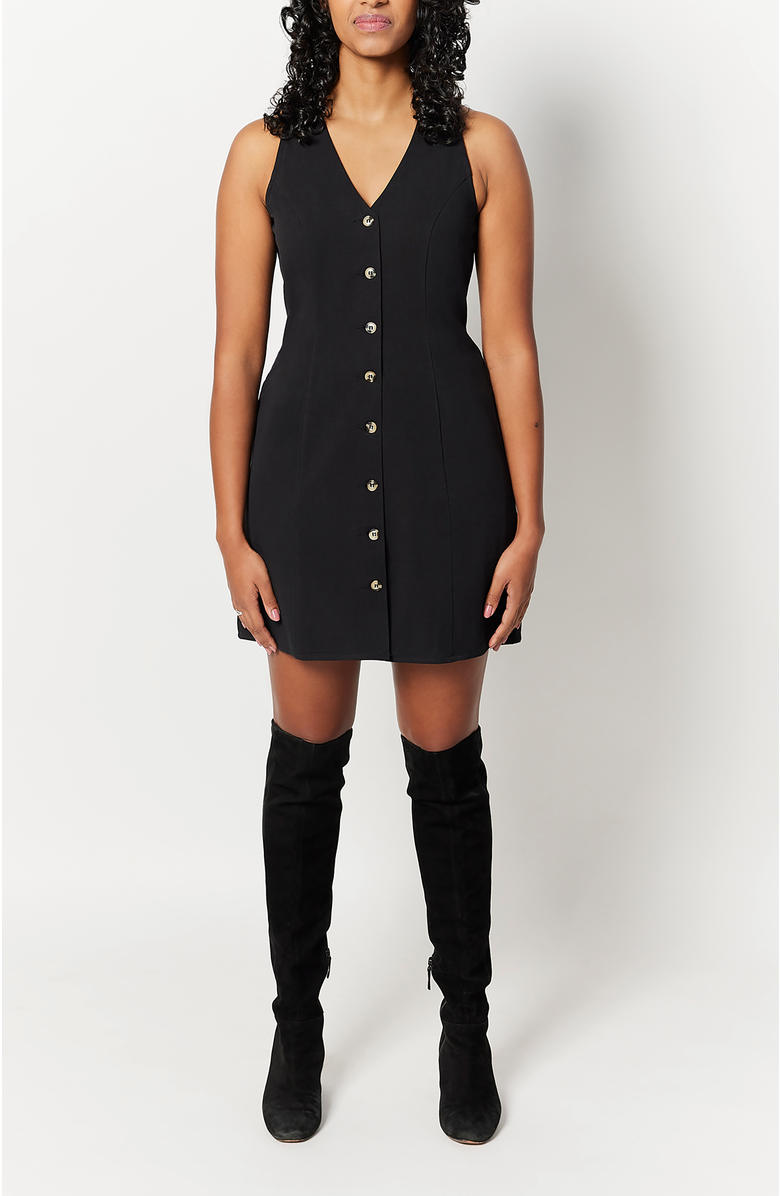 Aam The Label The Everywhere Dress, Main, color, Black