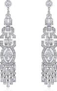 Mindi Mond Haute Joaillerie Platinum Diamond Drop Earrings