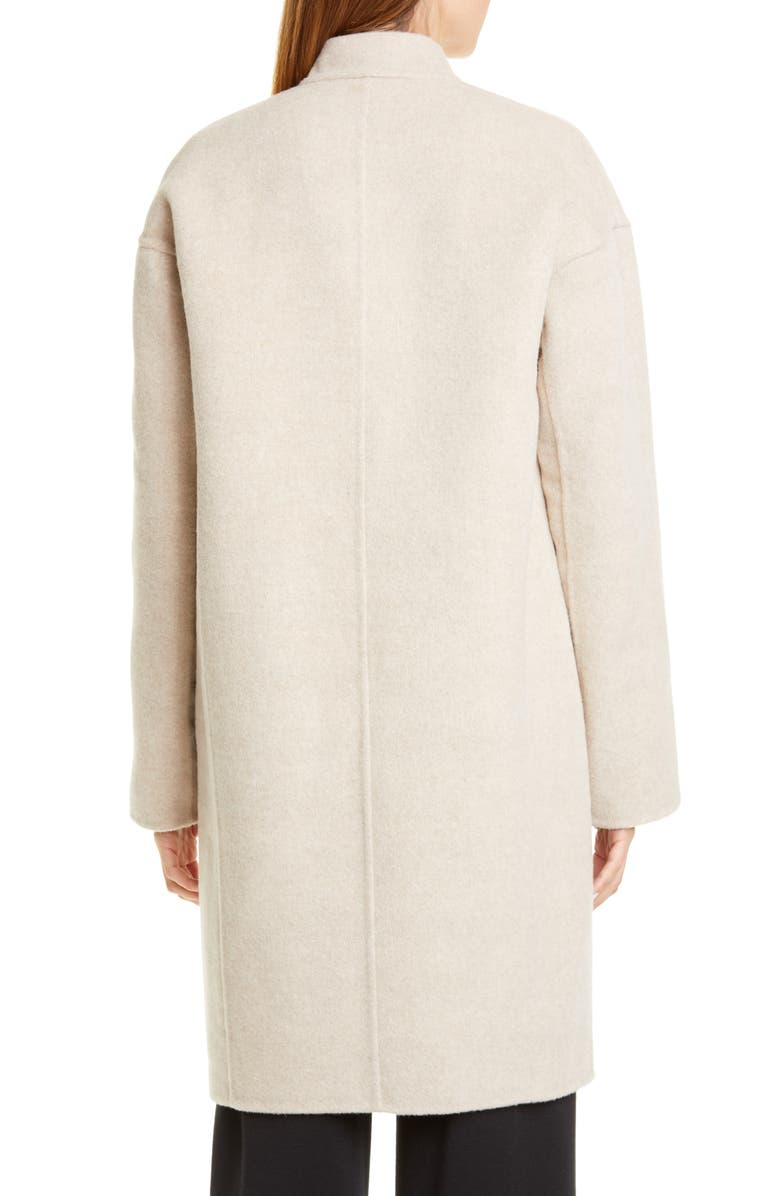 Mansur Gavriel Reversible Double Face Wool Coat, Alternate, color,