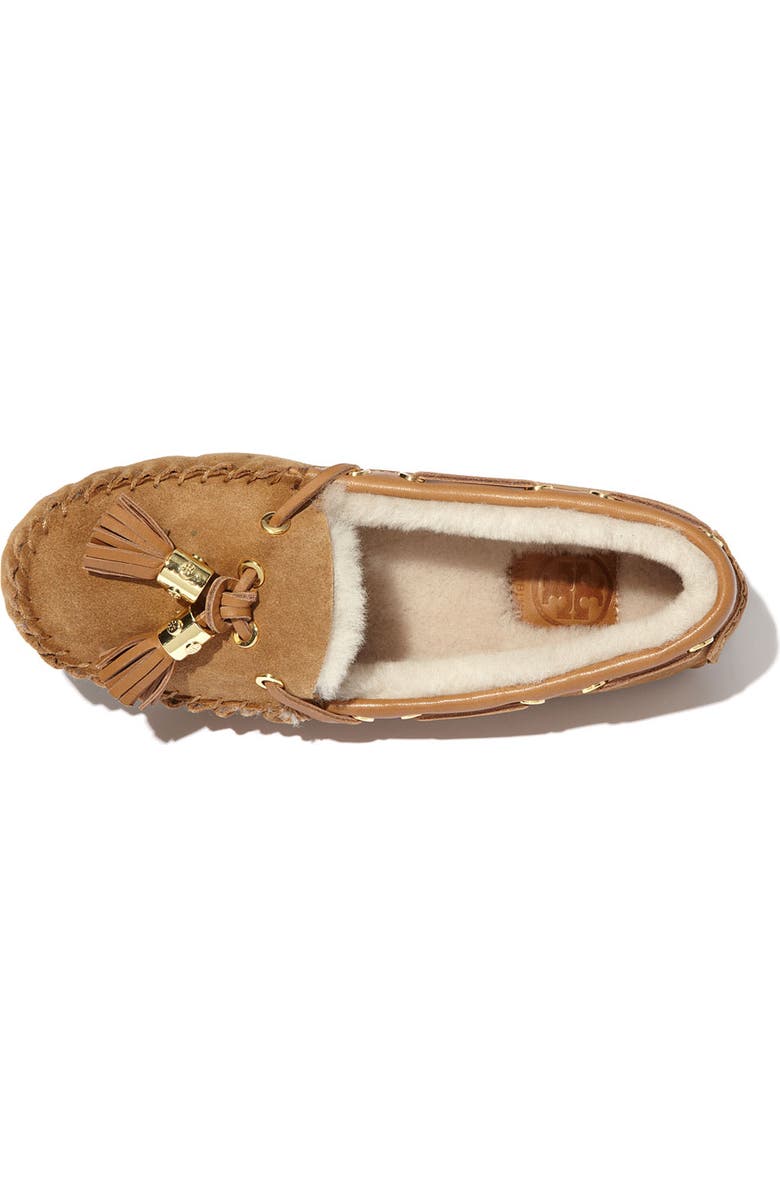 Tory Burch 'Dee Dee' Genuine Shearling Lined Slipper, Alternate, color,