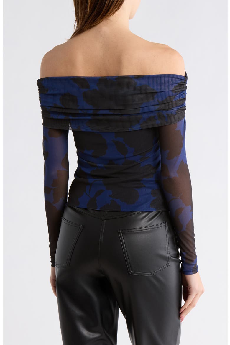 Candace Off the Shoulder Top, Alternate, color, EVENING SHADOW FLORALS