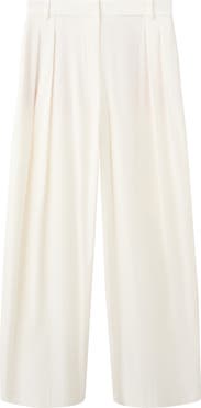 MANGO Starring Hailey Bieber Kash Cotton Blend Pants